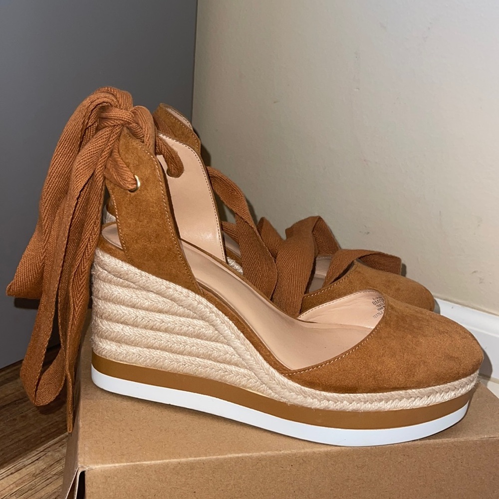 JLo Jalina Lace up Wedge